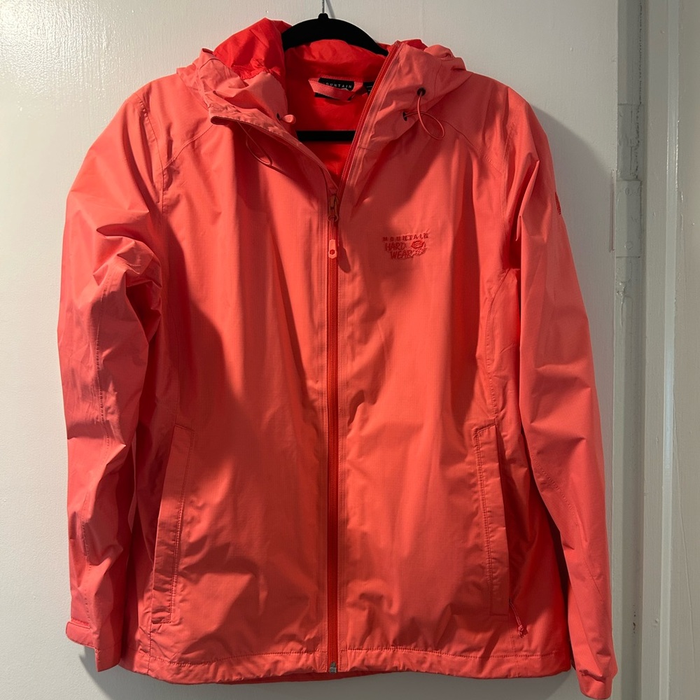Mountain Hardwear rain jacket with hood